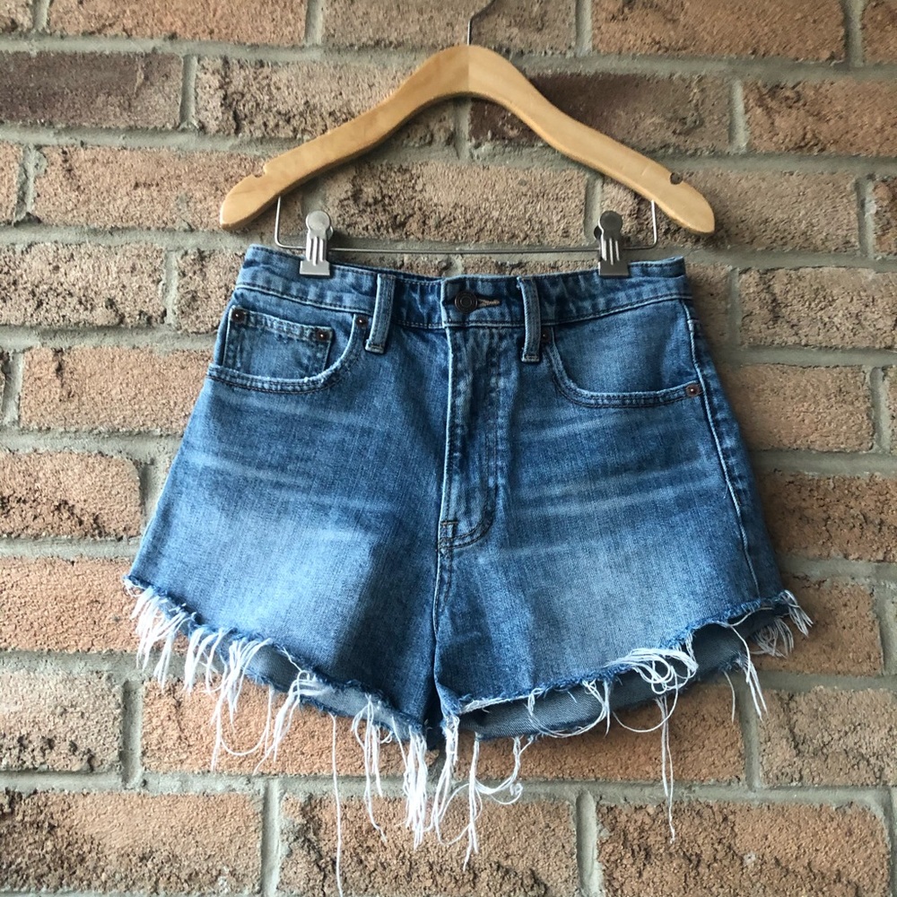 LUCKY BRAND | Blue size 26 cut off jean sh… - Picture 4 of 7